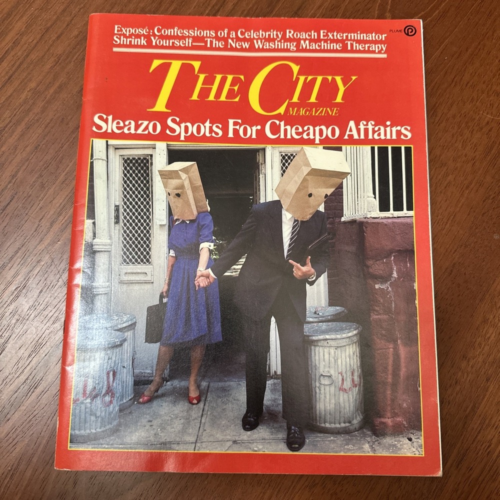 The City Magazine Sleazo For Cheapo Affairs‎ Satire Humor Comedy - Rare